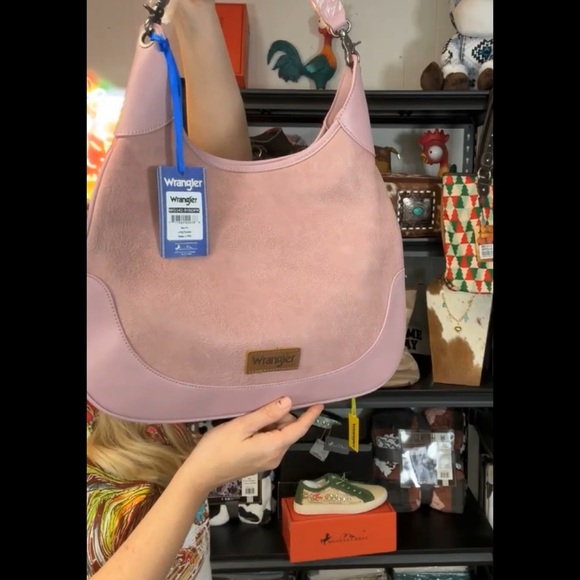 Wrangler Dusty Mauve Hobo Bag - Picture 9 of 13